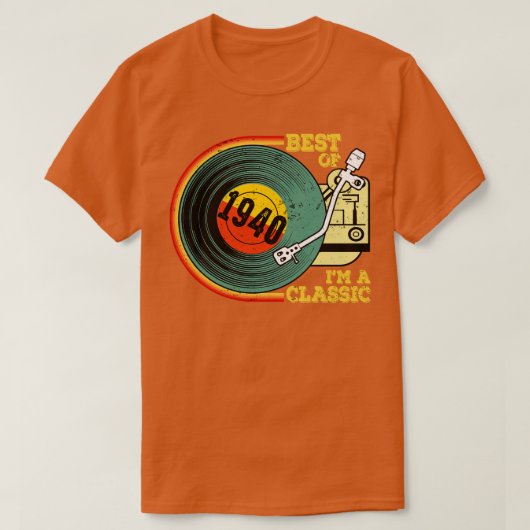  1940 Verjaardag Shirt IM Classic Verjaardag SH (Design voorkant)