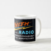 1940 ZENITH RADIO RECLAME KOFFIEMOK (Voorkant rechts)