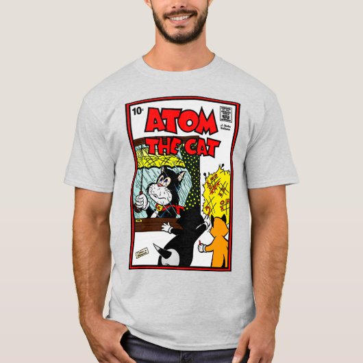 1940's 'ATOM THE CAT' T-shirt (Voorkant)