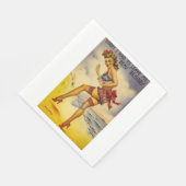 1940s Bathing Beauty Funny Servetten (Hoek)