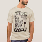 1940's Captain FREEDOM Comic T-shirt (Voorkant)