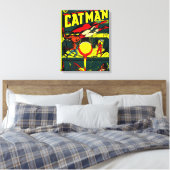 1940's CAT-MAN Comics Canvas Print (Insitu (Slaapkamer))