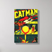 1940's CAT-MAN Comics Canvas Print (Voorkant)