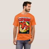 1940's CAT-MAN Comics T-Shirt (Voorkant volledig)