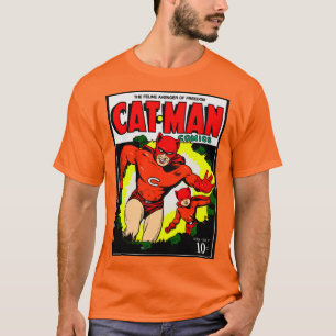 1940's CAT-MAN Comics T-shirt 