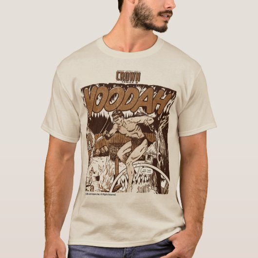 1940's Classic "VOODAH" Comic T-shirt (Voorkant)