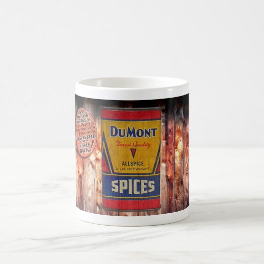 1940S DUMONT SPICE TIN ART Coffee Mok (Center)