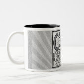 1940s FILM LIJST KRANT AD Tweekleurige Koffiemok (Links)