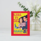 1940s film Meisje in 313 Briefkaart (Staand voorkant)
