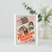 1940s Film The Feminine Touch Briefkaart (Staand voorkant)
