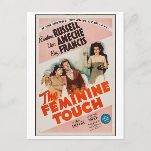 1940s Film The Feminine Touch Briefkaart (Voorkant)