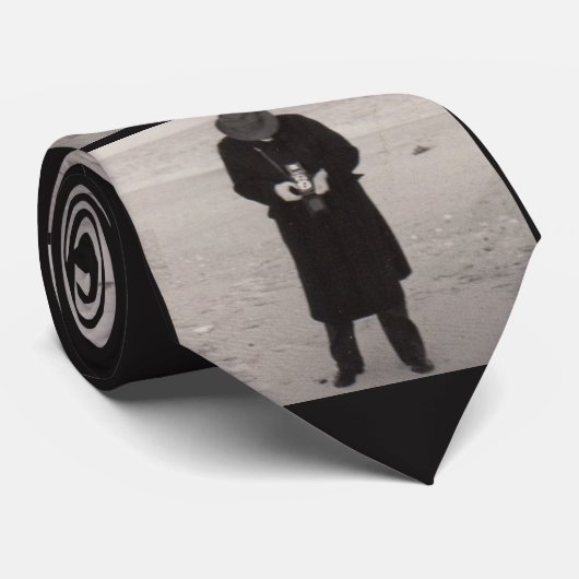 1940s fotograaf op het strand stropdas (Opgerold)