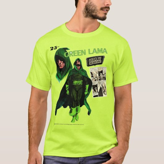 1940's Green Lama "Character" T-Shirt (Voorkant)