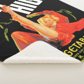 1940s groentestiket Foot High Forces Sherpa Deken (3/4)