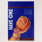 1940s Heb één sinaasappelkratlabel Legpuzzel (Verticaal)