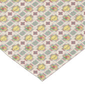 1940s Kitchen Pattern w/Yellow Teapots 52" x 70" Tafelkleed (Gekanteld)