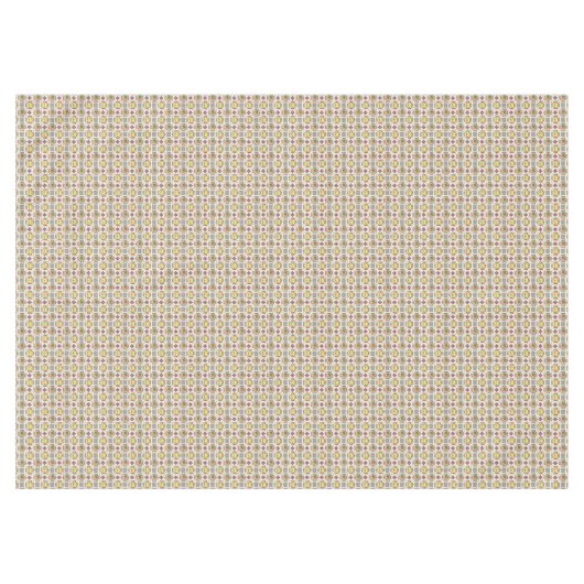 1940s Kitchen Pattern w/Yellow Teapots 60" x104" Tafelkleed (Voorkant (Horizontaal))