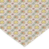 1940s Kitchen Pattern w/Yellow Teapots 60" x104" Tafelkleed (Gekanteld)