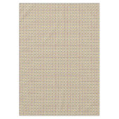 1940s Kitchen Pattern w/Yellow Teapots 60" x 84" Tafelkleed (Voorkant)