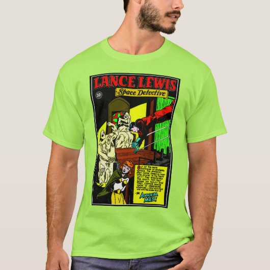 1940's Lance Lewis: Space Detective T-Shirt (Voorkant)