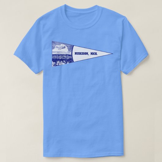 1940s Muskegon Michigan T-shirt (Design voorkant)