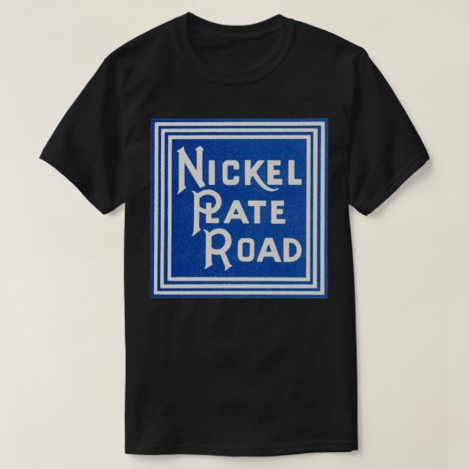 1940s Nickel Bord Road Railroad T-shirt (Design voorkant)