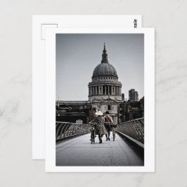 1940's op Millennium Bridge Londen (6331) Briefkaart