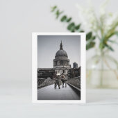 1940's op Millennium Bridge Londen (6331) Briefkaart (Staand voorkant)