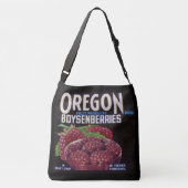1940s Oregon Boysenbessen kunnen afdrukken Crossbody Tas (Achterkant)