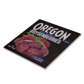 1940s Oregon Boysenbessen kunnen afdrukken Tegeltje (Zijkant)