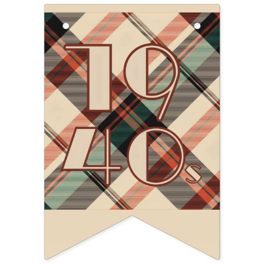 1940s Plaid Banner (Eerste vlag)