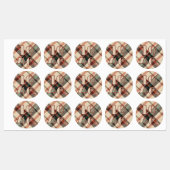 1940s Plaid Stickers (Vel)