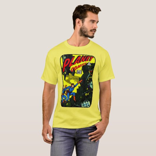  1940's Planet Comics T-Shirt (Voorkant volledig)