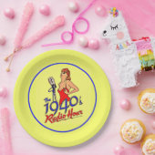 1940s radiouur papieren bordje (Feest)