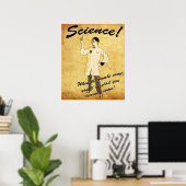 1940s Retro Wetenschappelijke Poster (Thuiskantoor)