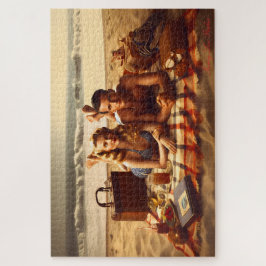 1940's Seaside Love  Kust Romance Legpuzzel