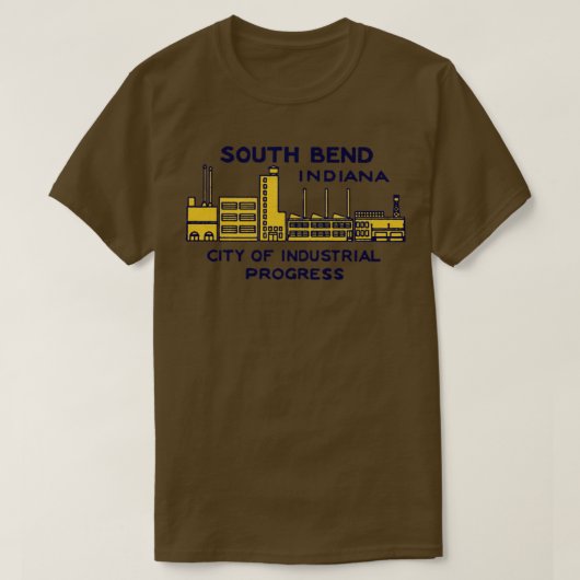 1940s South Bend Indiana TShirt 1 (Design voorkant)