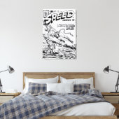 1940's SPEED Comics Canvas Print (Insitu (Slaapkamer))