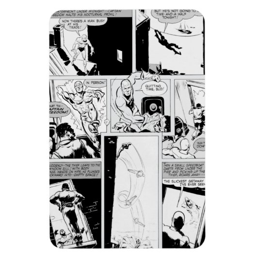 1940's SPEED Comics Flexibele Magneet (Verticaal)