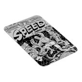 1940's SPEED Comics flexibele magneet (Rechterzijde)