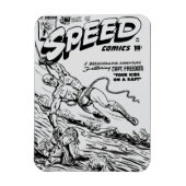 1940's SPEED Comics Flexible Magnet Magneet (Verticaal)
