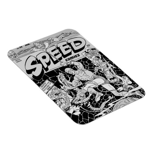 1940's SPEED Comics Flexible Magnet Magneet (Rechterzijde)