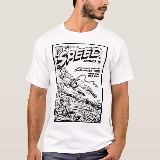 1940's SPEED Comics T-Shirt (Voorkant)