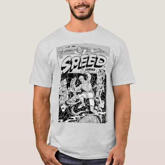 1940's SPEED Comics T-Shirt (Voorkant)