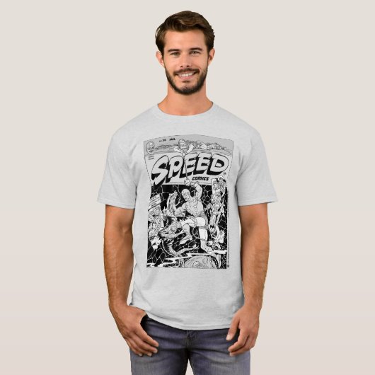 1940's SPEED Comics T-Shirt (Voorkant volledig)