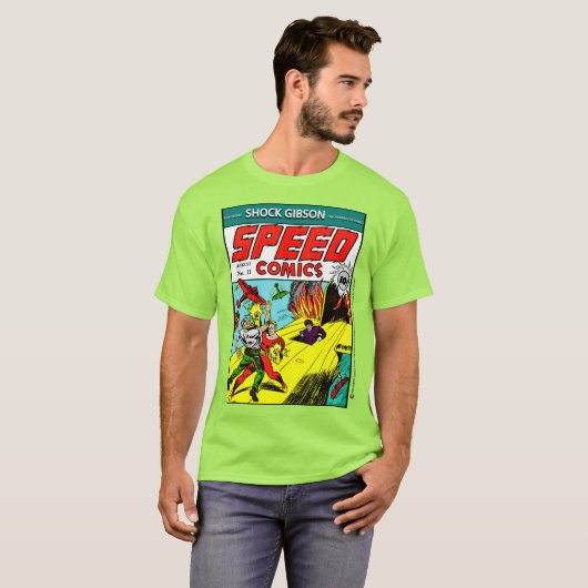 1940's SPEED Comics T-Shirt  (Voorkant volledig)