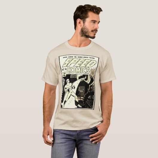 1940's SPEED Comics T-Shirt (Voorkant volledig)