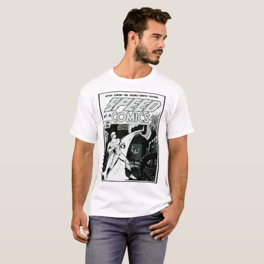 1940's SPEED Comics T-Shirt (Voorkant volledig)