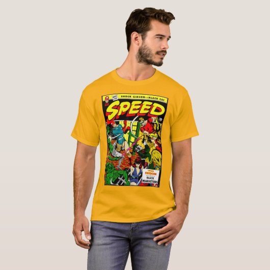 1940's SPEED Comics T-Shirt (Voorkant volledig)