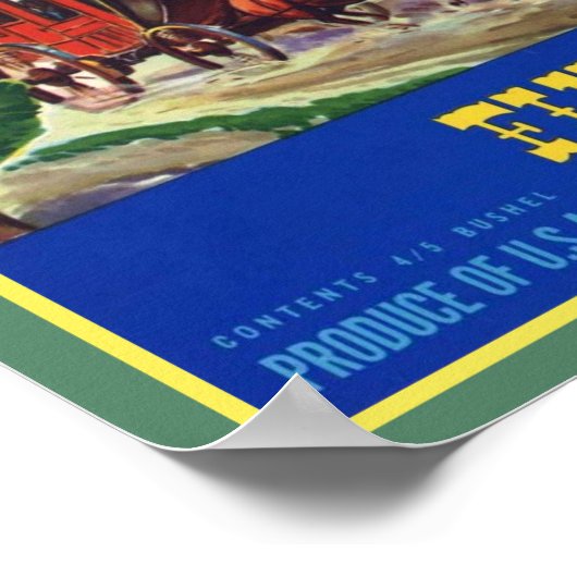 1940's Stagecoach Fine Fruits Poster (Hoek)